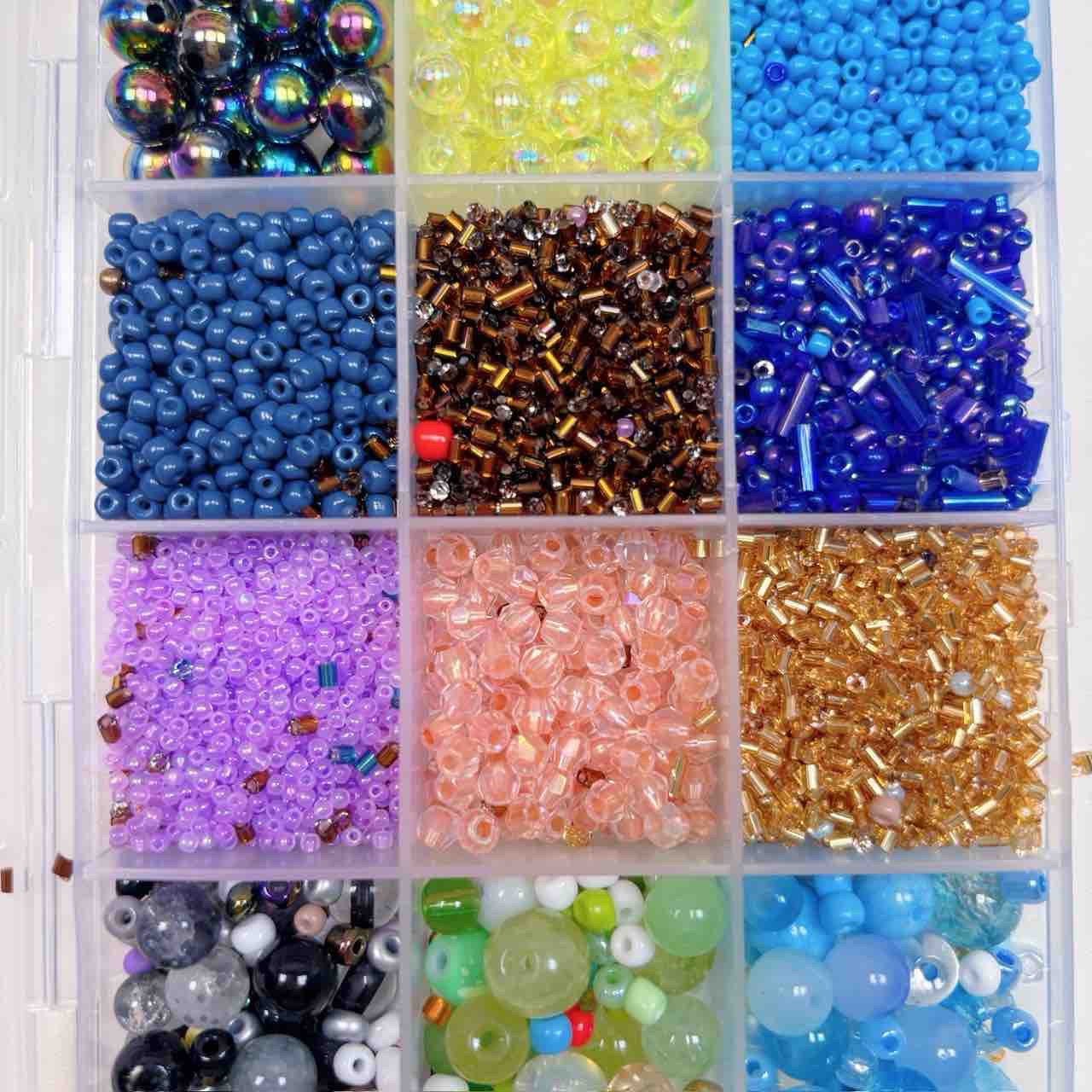 Mini glass beads(for spacer beads,jewelry, necklaces,bracelets）